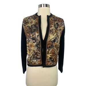 Vintage Park Storyk Embroidered Cardigan Sweater - Size M